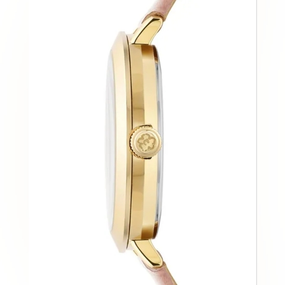 Ted Baker Ammy Gold & Pink Leather Strap Watch – NIB - Picture 4 of 7